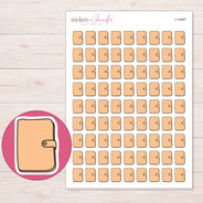 I-10487 planner sticker sheet with enlarged sticker detail