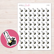 I-10491 planner sticker sheet with enlarged sticker detail