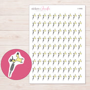 I-10492 planner sticker sheet with enlarged sticker detail