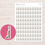 I-10495 planner sticker sheet with enlarged sticker detail