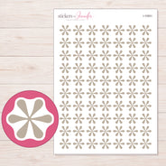 I-10501 planner sticker sheet with enlarged sticker detail