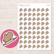 I-10506 planner sticker sheet with enlarged sticker detail