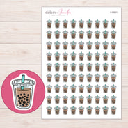 I-10521 planner sticker sheet with enlarged sticker detail
