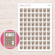 I-10535 planner sticker sheet with enlarged sticker detail