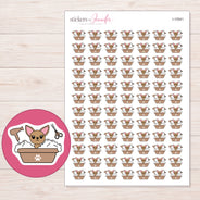 I-10541 planner sticker sheet with enlarged sticker detail