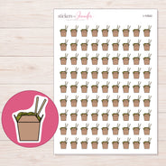 I-10542 planner sticker sheet with enlarged sticker detail
