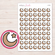I-10554 planner sticker sheet with enlarged sticker detail