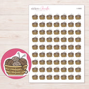 I-10555 planner sticker sheet with enlarged sticker detail