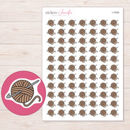 I-10556 planner sticker sheet with enlarged sticker detail