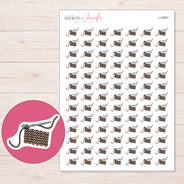 I-10557 planner sticker sheet with enlarged sticker detail