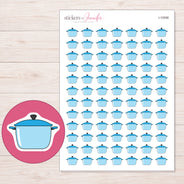 I-10558 planner sticker sheet with enlarged sticker detail