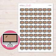 I-10565 planner sticker sheet with enlarged sticker detail