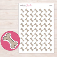 I-10570 planner sticker sheet with enlarged sticker detail