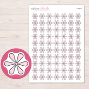 I-10573 planner sticker sheet with enlarged sticker detail