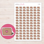 I-10581 planner sticker sheet with enlarged sticker detail