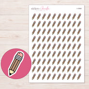 I-10584 planner sticker sheet with enlarged sticker detail