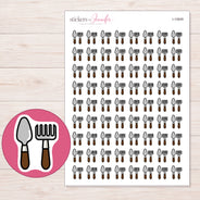 I-10609 planner sticker sheet with enlarged sticker detail