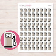 I-10610 planner sticker sheet with enlarged sticker detail