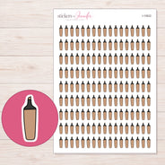 I-10622 planner sticker sheet with enlarged sticker detail