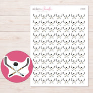 I-10625 planner sticker sheet with enlarged sticker detail
