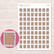 I-10629 planner sticker sheet with enlarged sticker detail