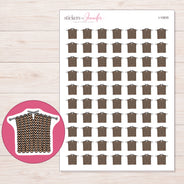 I-10635 planner sticker sheet with enlarged sticker detail