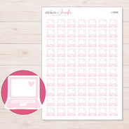 I-10638 planner sticker sheet with enlarged sticker detail