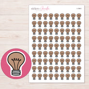 I-10641 planner sticker sheet with enlarged sticker detail
