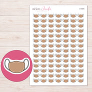 I-10645 planner sticker sheet with enlarged sticker detail