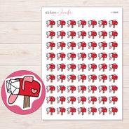 I-10646 planner sticker sheet with enlarged sticker detail