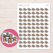I-10649 planner sticker sheet with enlarged sticker detail