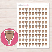 I-10650 planner sticker sheet with enlarged sticker detail