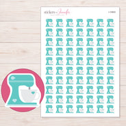 I-10653 planner sticker sheet with enlarged sticker detail