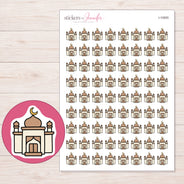 I-10655 planner sticker sheet with enlarged sticker detail