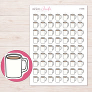 I-10656 planner sticker sheet with enlarged sticker detail