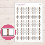 I-10659 planner sticker sheet with enlarged sticker detail
