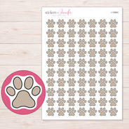 I-10664 planner sticker sheet with enlarged sticker detail