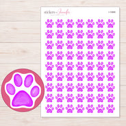 I-10666 planner sticker sheet with enlarged sticker detail