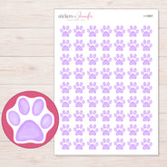 I-10667 planner sticker sheet with enlarged sticker detail