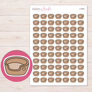 I-10669 planner sticker sheet with enlarged sticker detail