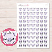 I-10671 planner sticker sheet with enlarged sticker detail