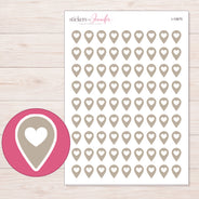 I-10675 planner sticker sheet with enlarged sticker detail