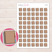 I-10676 planner sticker sheet with enlarged sticker detail