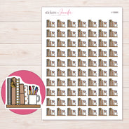 I-10680 planner sticker sheet with enlarged sticker detail