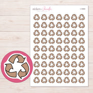 I-10693 planner sticker sheet with enlarged sticker detail