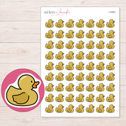 I-10697 planner sticker sheet with enlarged sticker detail