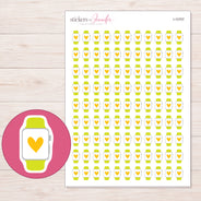 I-10707 planner sticker sheet with enlarged sticker detail