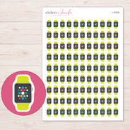 I-10709 planner sticker sheet with enlarged sticker detail