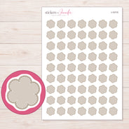 I-10715 planner sticker sheet with enlarged sticker detail