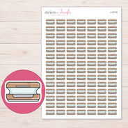 I-10718 planner sticker sheet with enlarged sticker detail